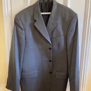 Jones of New York - Mens Suit Jacket 40R - Grey Tones
